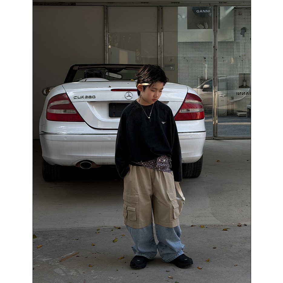 復古拼接工裝長褲S602321-細節圖11