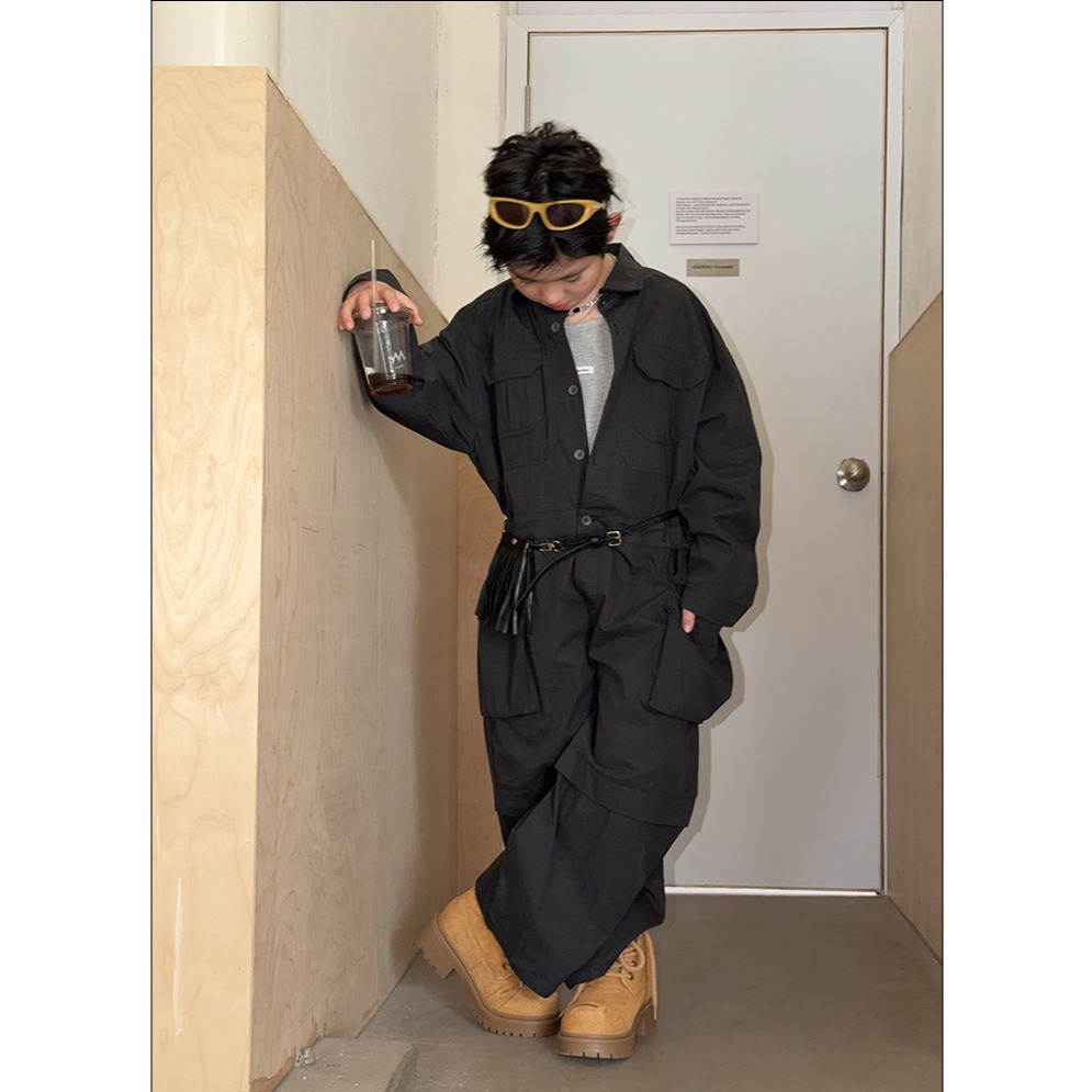 工裝舊水洗連體衣S602322-細節圖9