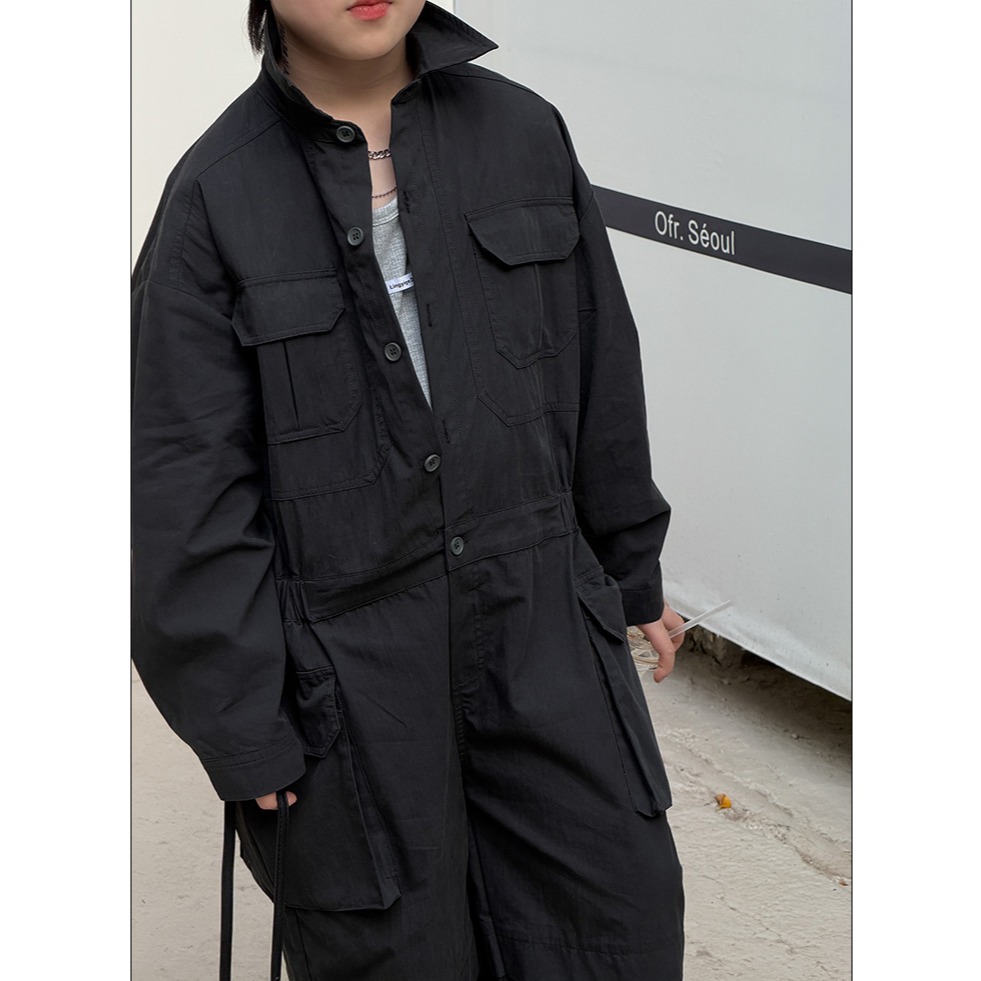 工裝舊水洗連體衣S602322-細節圖11