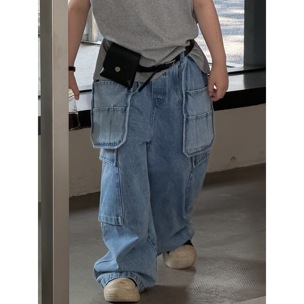 多口袋牛仔褲S602323-細節圖5