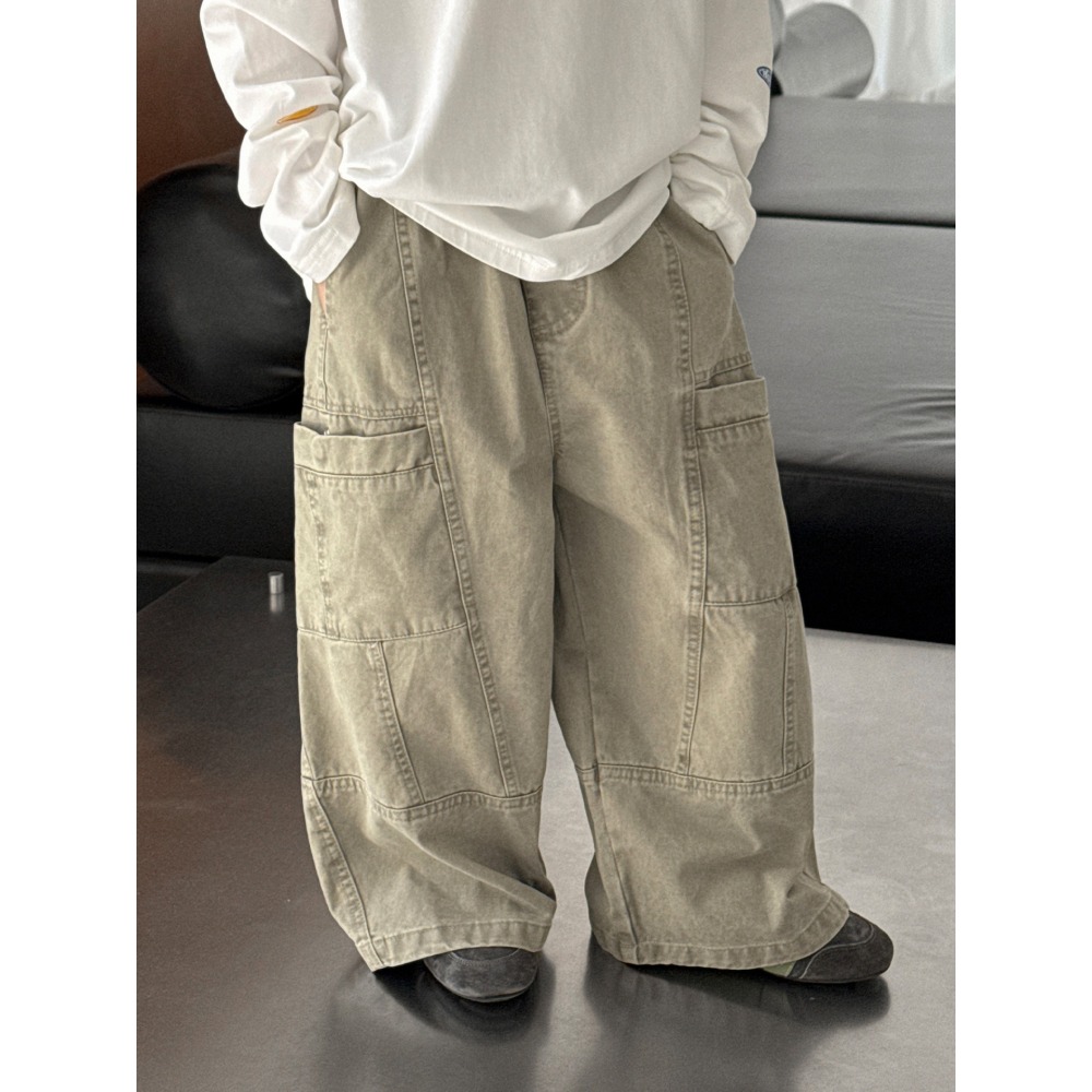 個性休閒直筒褲S602327-細節圖2