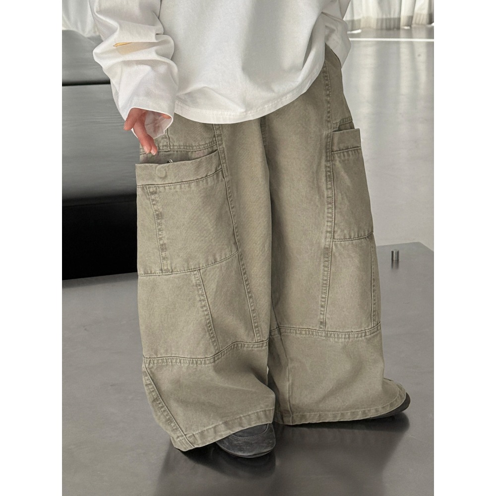 個性休閒直筒褲S602327-細節圖6