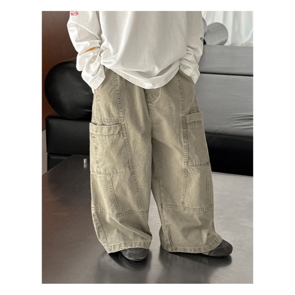 個性休閒直筒褲S602327-細節圖9