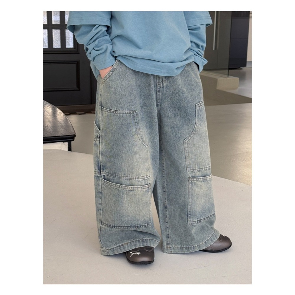 口袋水洗牛仔褲S602328-細節圖7