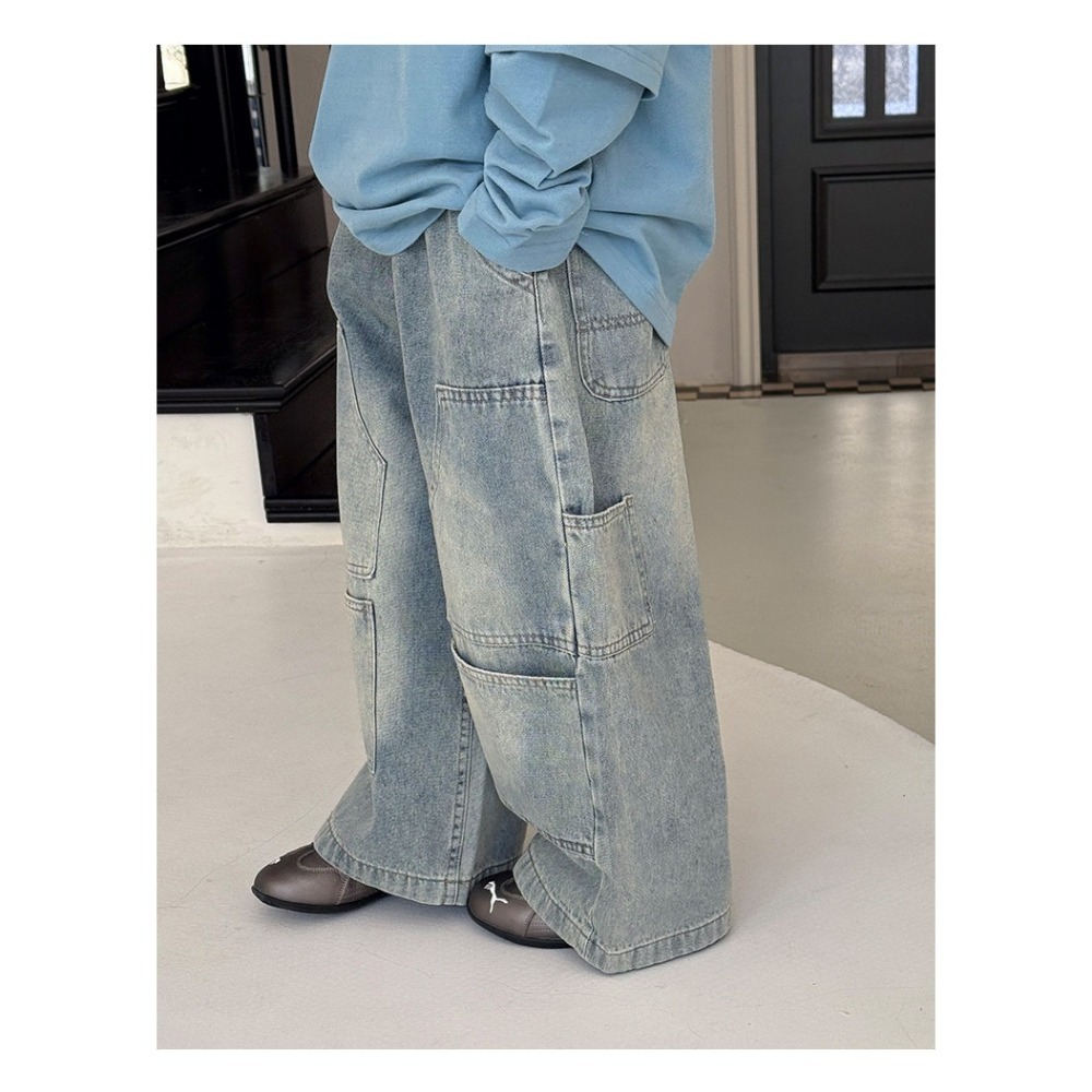 口袋水洗牛仔褲S602328-細節圖9