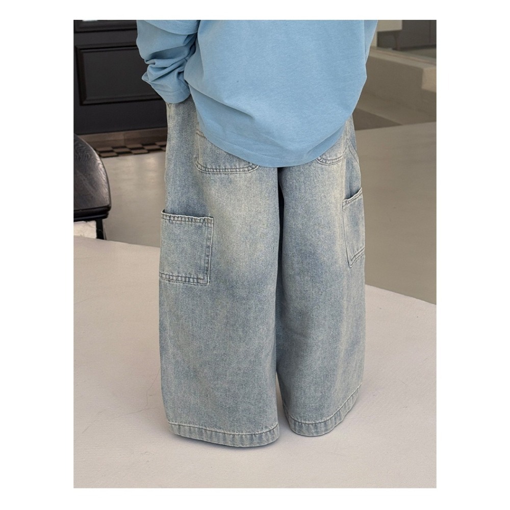 口袋水洗牛仔褲S602328-細節圖10