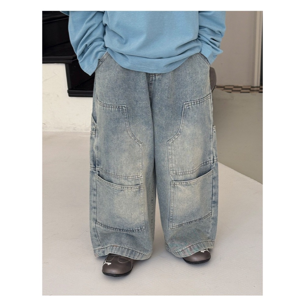 口袋水洗牛仔褲S602328-細節圖11