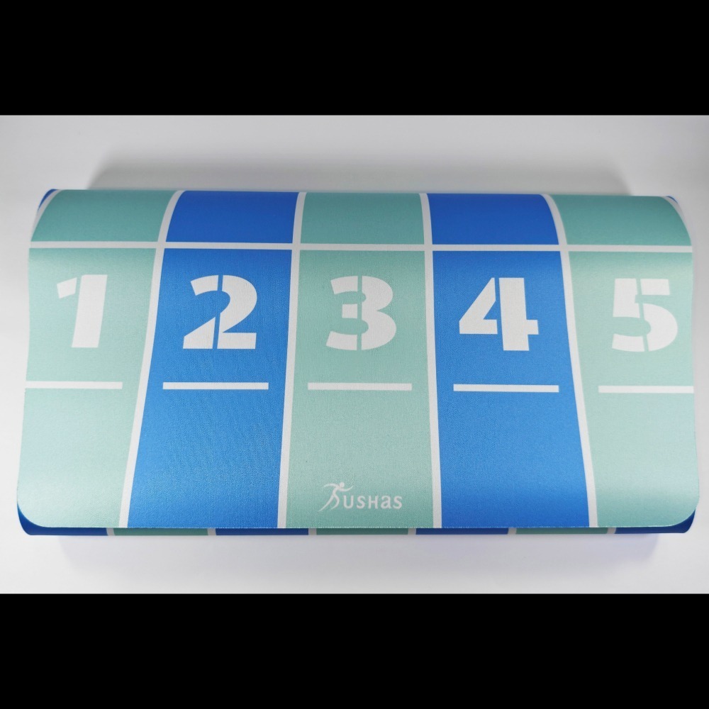 全新 USHaS 瑜癒 好日子慢跑墊 超慢跑墊 雙色跑道 3mm 尺寸：寬40.5x長59.5(cm公分)-細節圖2