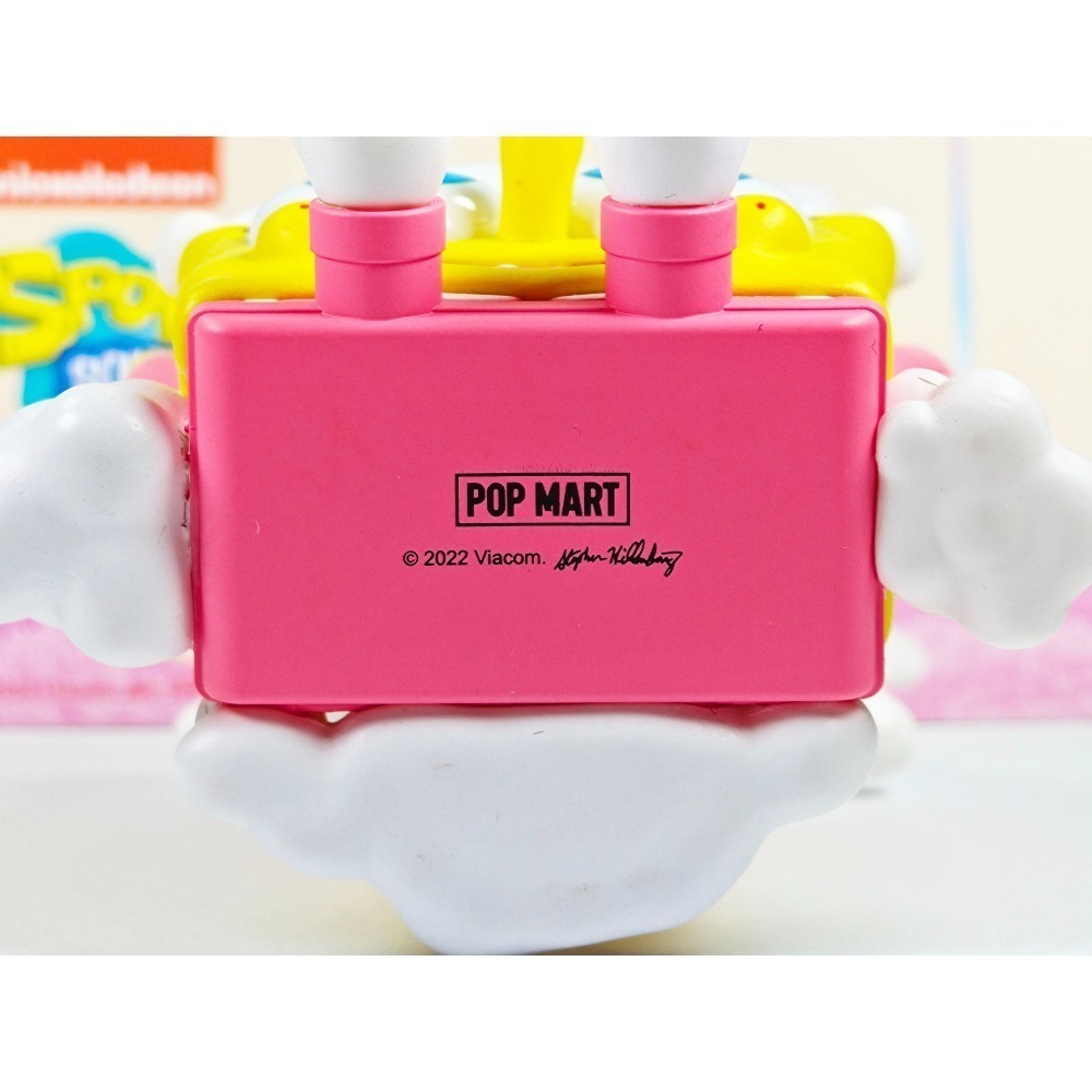 二手 拆擺 POPMART 泡泡瑪特 睡衣派對系列 睡前遊戲 海綿寶寶 確認款 #盲盒 #公仔 #盒玩-細節圖2