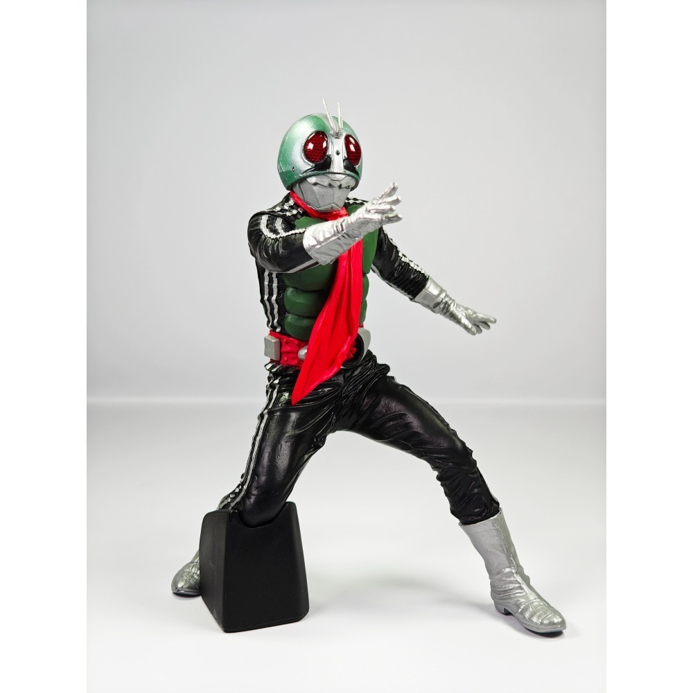 二手 正版 BANDAI 萬代 BANPRESTO 萬普 英雄勇像系列 假面騎士 新一號 新1號 景品 #特攝 #模型-細節圖3