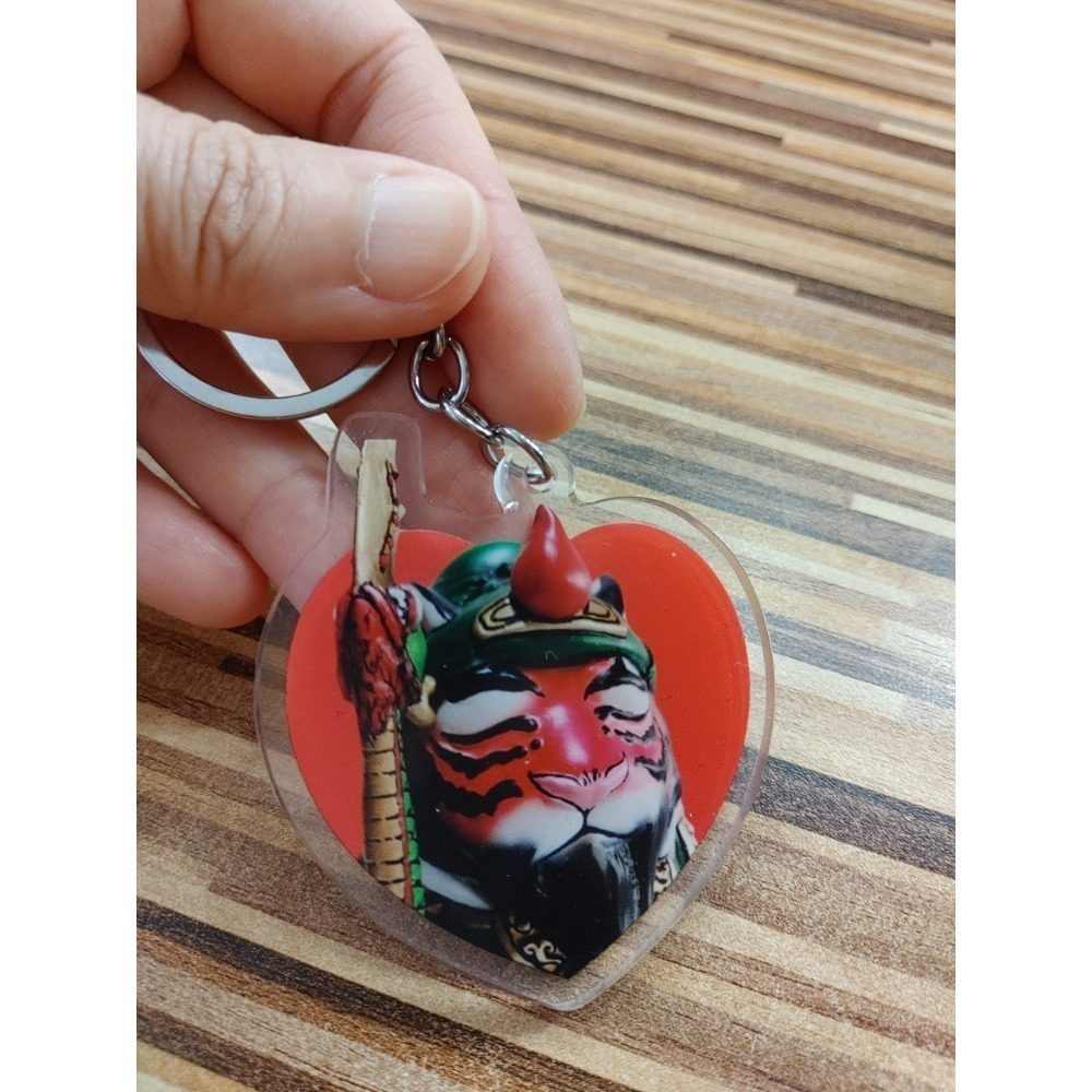 Toypalace 喵雲長🧧🐯⛩️Q版鑰匙圈 台灣原型師原創作品 大發-細節圖3