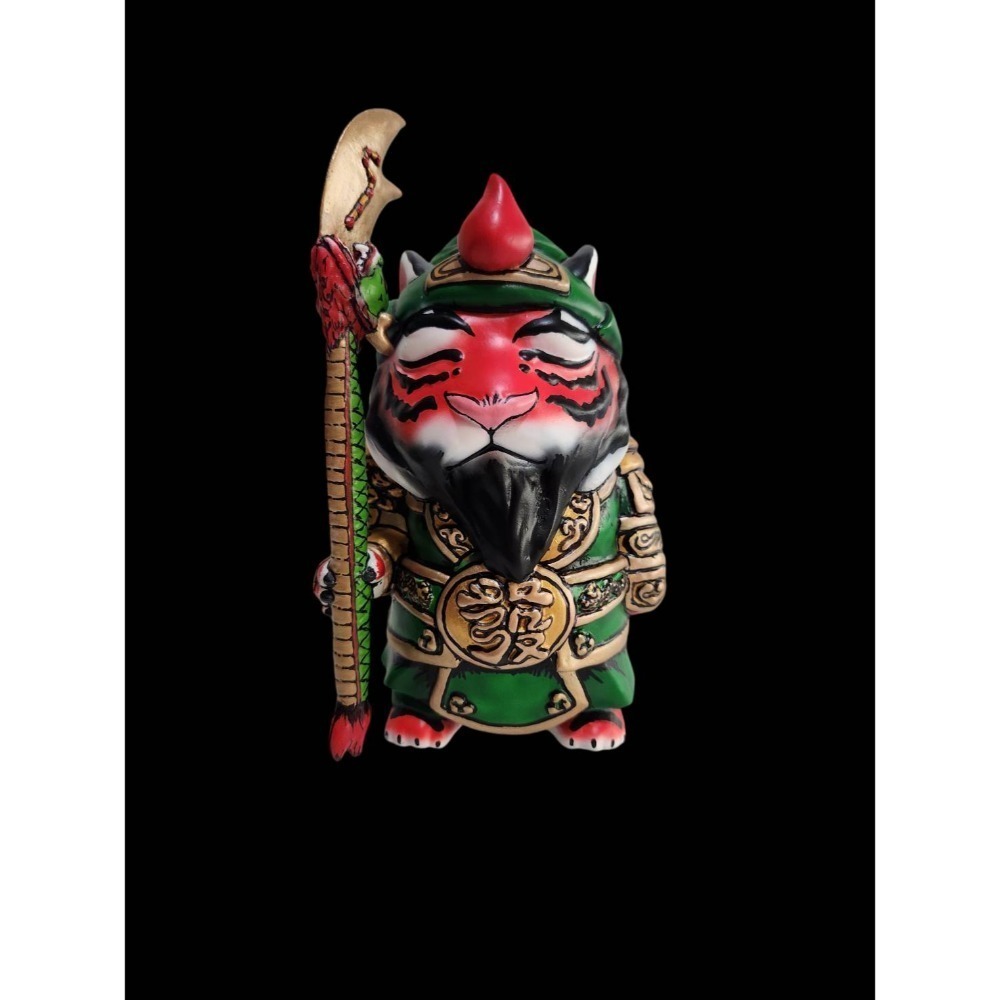 Toypalace 喵雲長🧧🐯⛩️Q版鑰匙圈 台灣原型師原創作品 大發-細節圖4