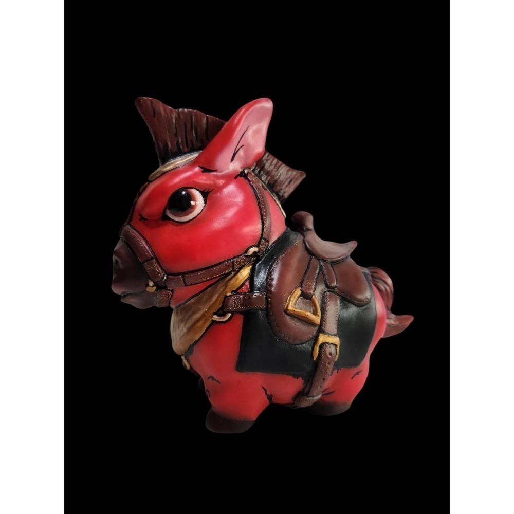 Toypalace 矮馬仕 赤兔馬❤️🐴 Q版鑰匙圈 台灣原型師獨創作品 大發-細節圖4