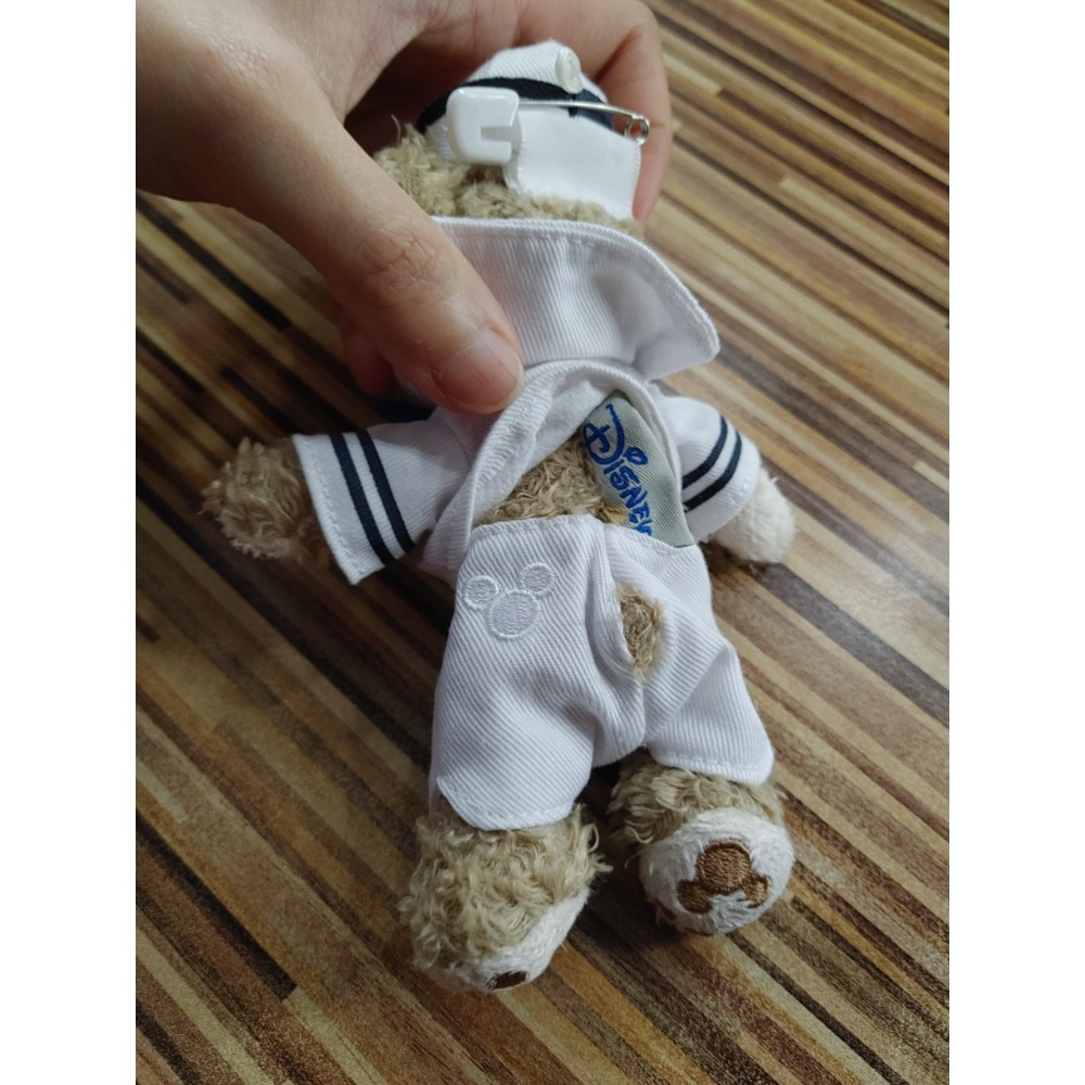 日本海洋迪士尼限定達菲熊吊飾 Duffy 鑰匙圈 絕版正品 海軍風水手服-細節圖2