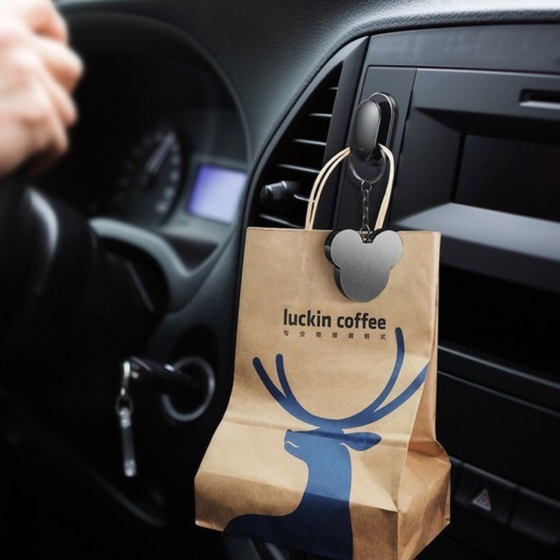 ★台灣現貨💎倍思隱藏式車用掛勾口罩掛勾粘貼式掛勾眼鏡掛勾耳機掛勾鑰匙掛勾 2入適用汽車牆面室內甲殼蟲款-細節圖6