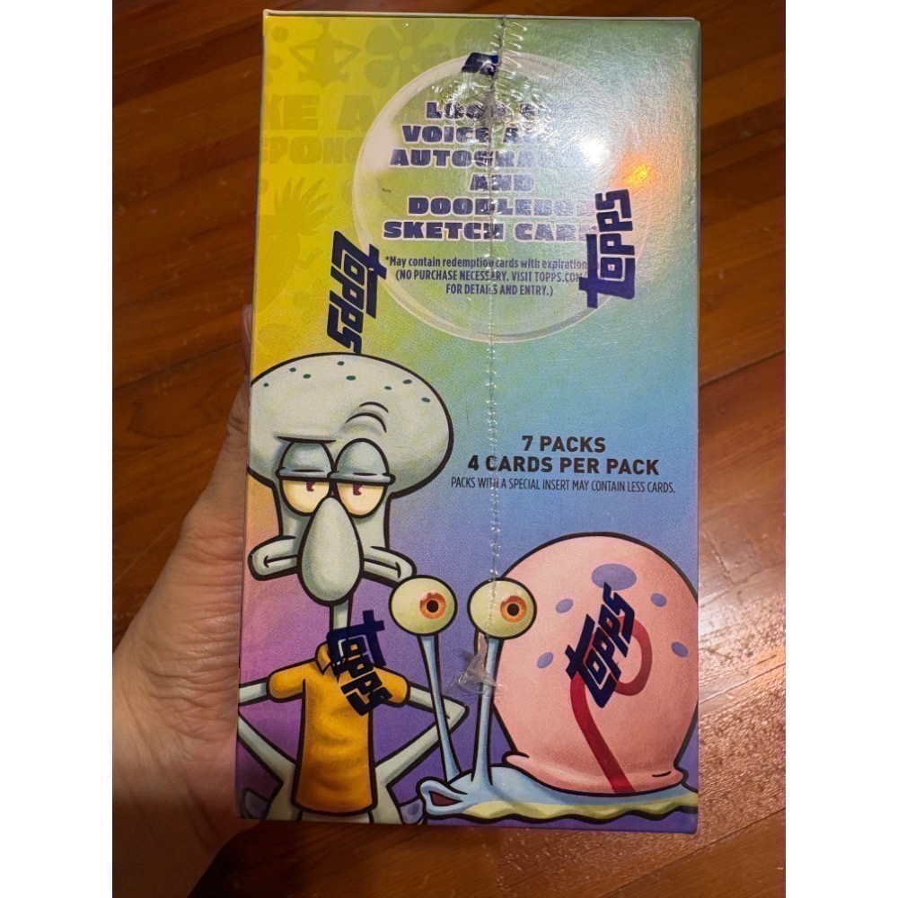 2025 Topps Spongebob海綿寶寶 25週年Value Box 卡盒-細節圖2