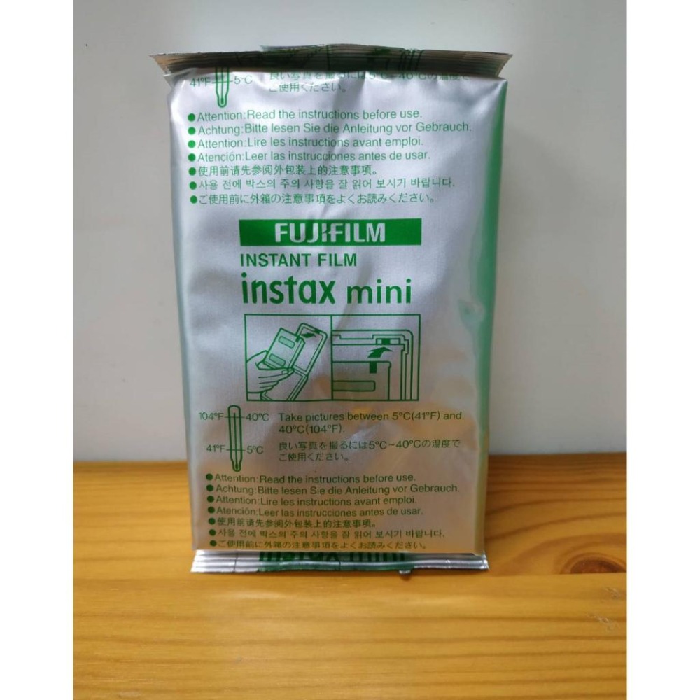 FUJIFILM instax mini 富士 拍立得 空白底片 拍立得底片 10張裸裝 20張盒裝 長效期 兆華國際-細節圖3