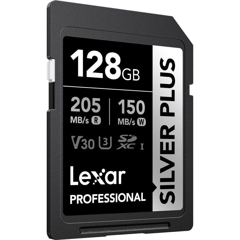 LEXAR SILVER PLUS SDXC 128GB V30 UHS-I 讀205 寫150mb/s 新版 公司貨-細節圖2