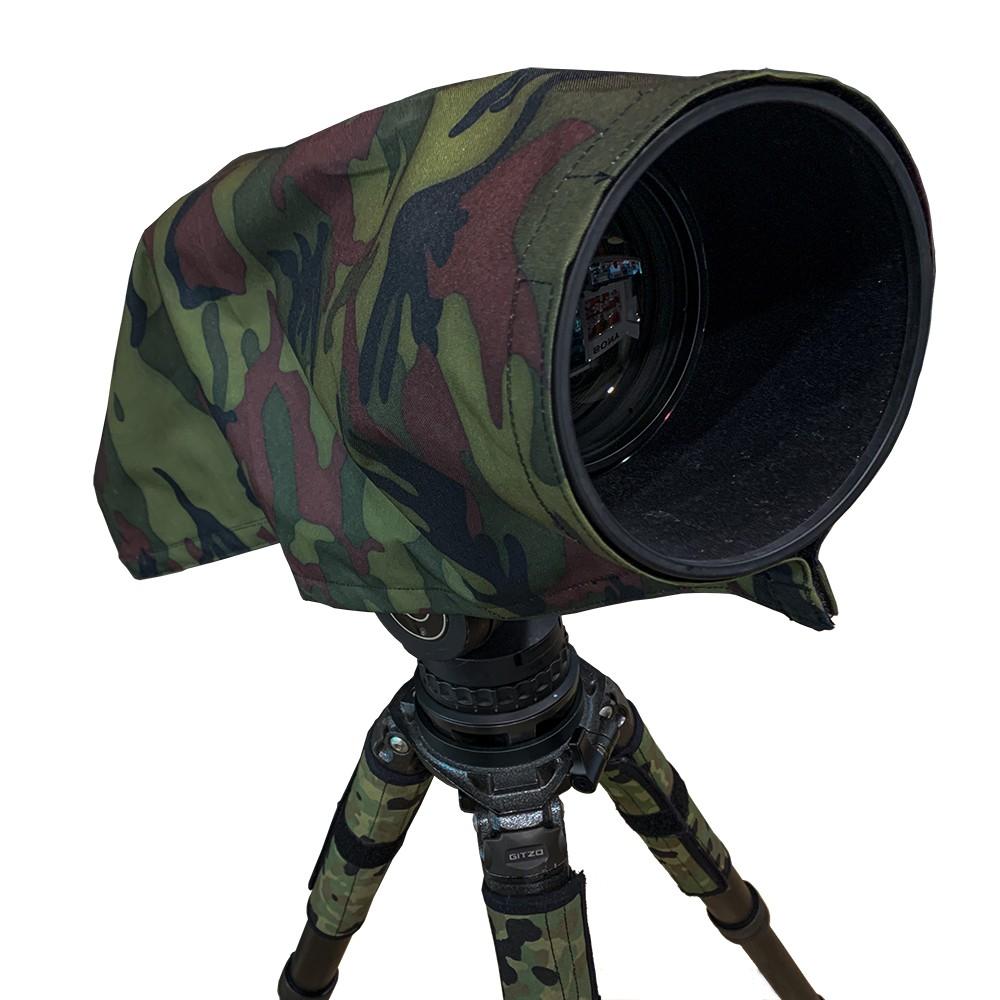 大砲專用迷彩雨衣 雙層防水布 防水耐磨-細節圖3