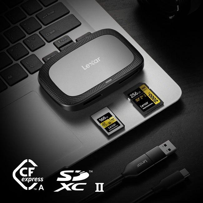 Lexar Professional CFexpress Type A / SD USB 3.2 Gen 2 兩用讀卡機-細節圖3