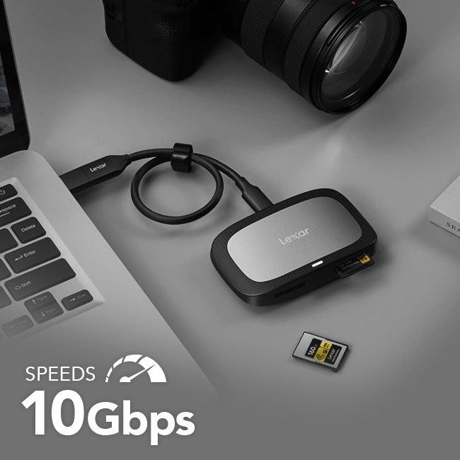 Lexar Professional CFexpress Type A / SD USB 3.2 Gen 2 兩用讀卡機-細節圖4