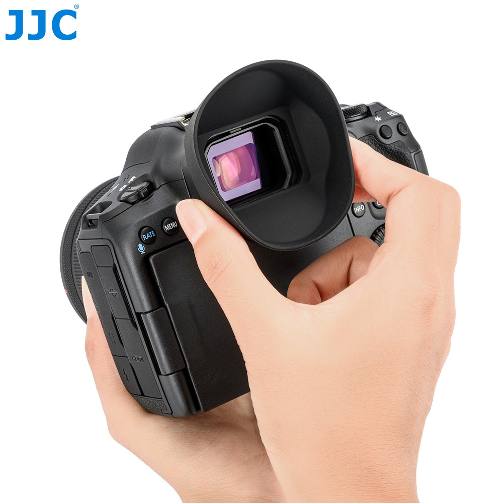 JJC EC-R5IIC Canon R5II專用遮光眼罩 有效阻擋雜散光和攝影室燈光進入取景器-細節圖9