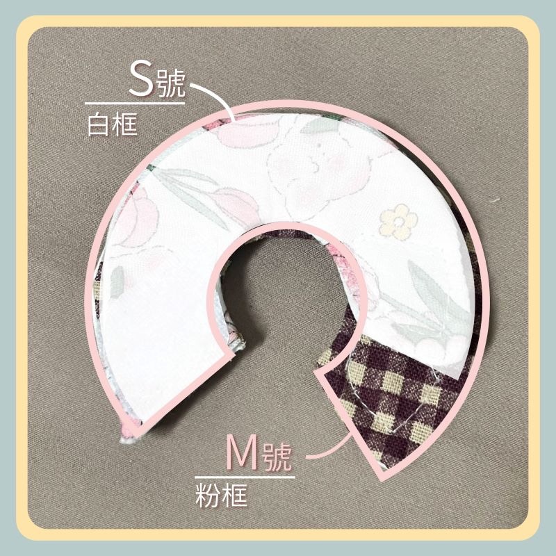 〃DEER NIU〃三線鼠頭套 倉鼠頭套 防咬頭套 布頭套 小動物頭套 涼感布防水布 伊莉莎白圈 防咬圈 手工製作-細節圖2