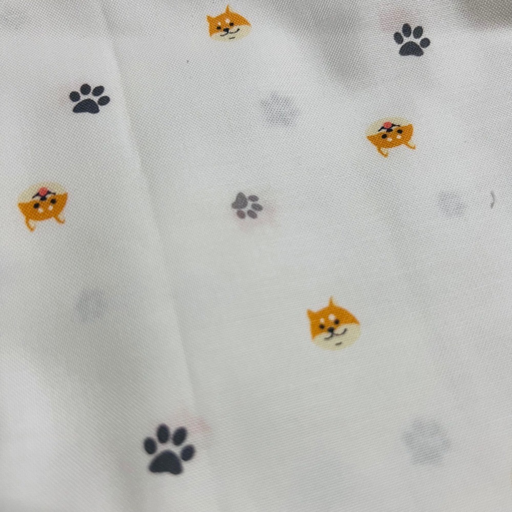 柴犬腳印（白色）