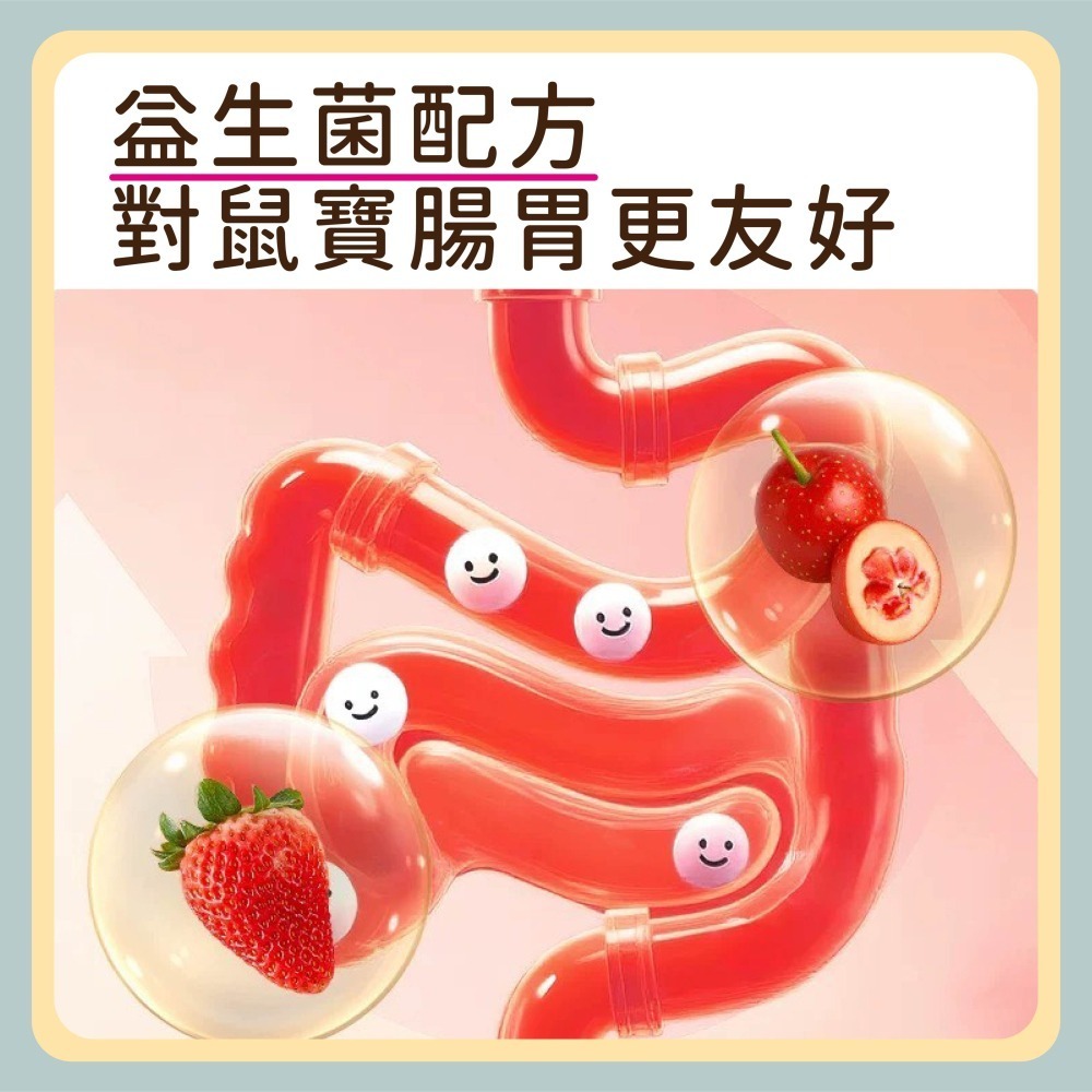 〃DEER NIU〃水果夾心酸奶凍乾 倉鼠點心 零食 水果凍乾 酸奶 草莓 山楂 三線鼠 黃金鼠-細節圖2
