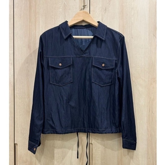 T038-藍霧輕盈上衣 (現貨)-細節圖3