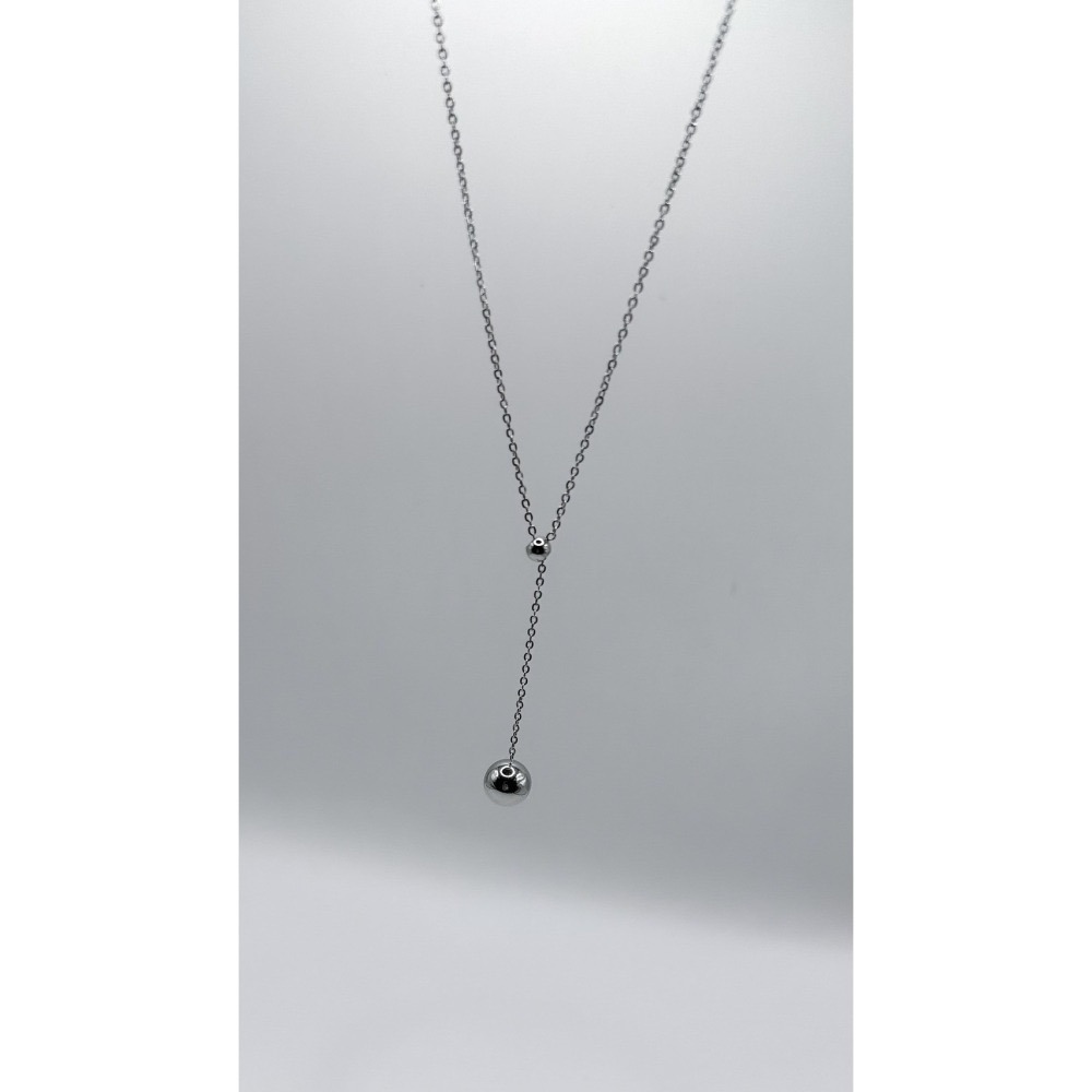 N007-流光變奏不鏽鋼項鍊-細節圖2