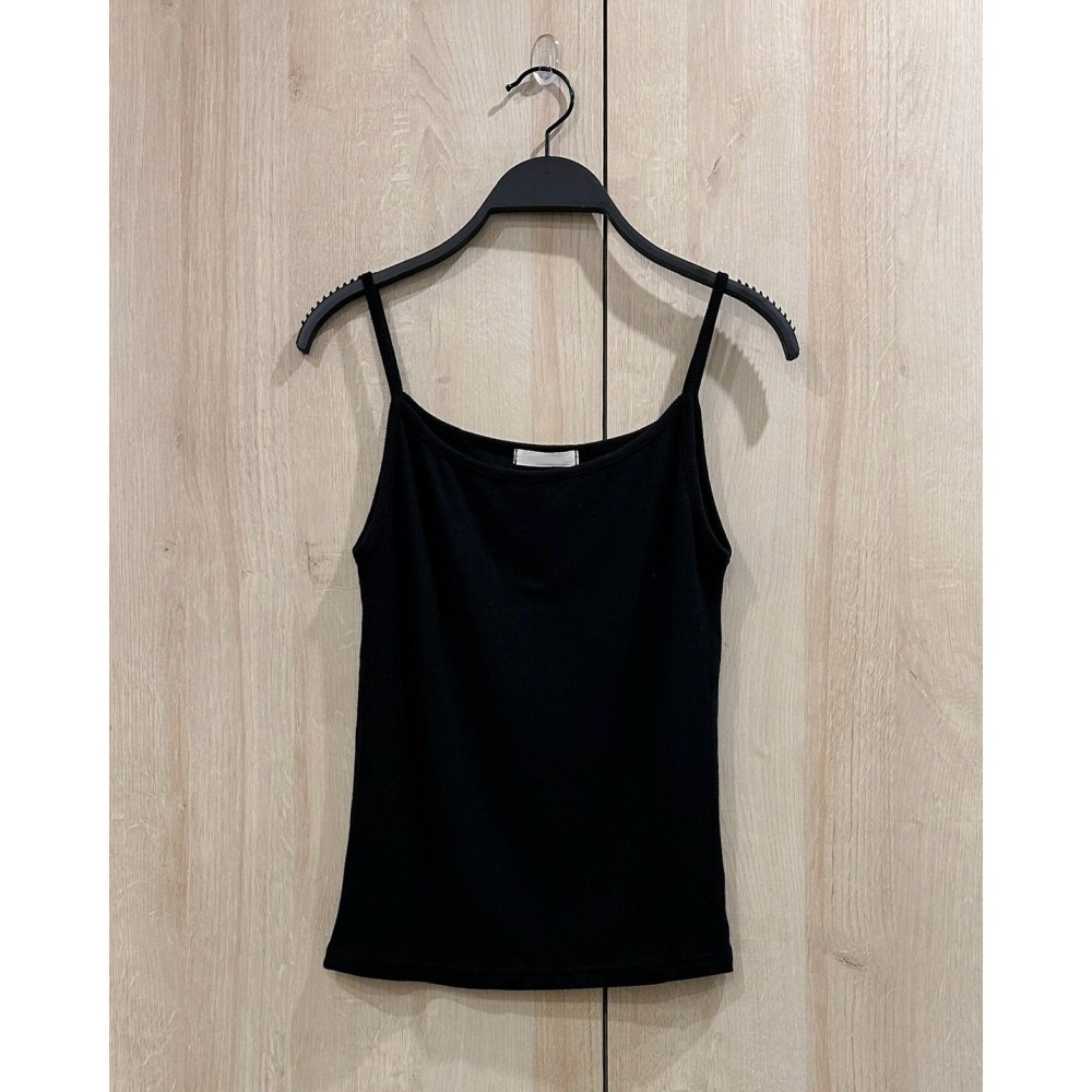 T056-簡約親膚細肩背心 白/黑/深灰-細節圖2