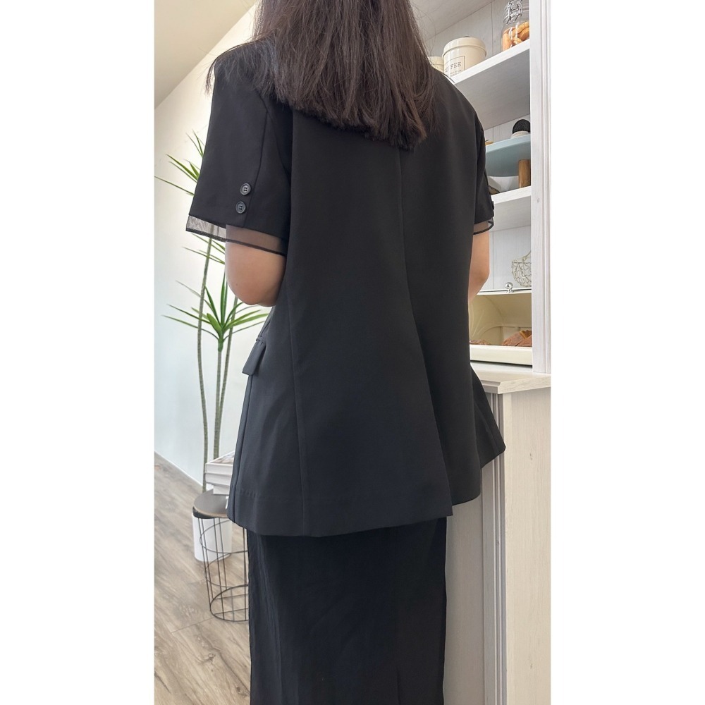 O018-都會輕盈剪裁西外-細節圖2