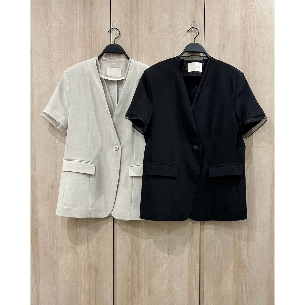 O018-都會輕盈剪裁西外-細節圖3