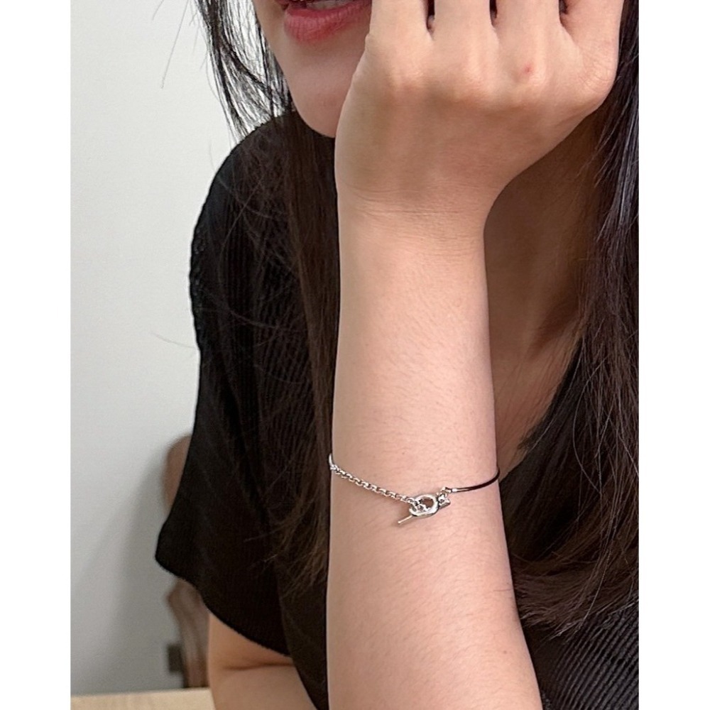 B003-純界簡約手環/銀.金 (現貨)-細節圖3