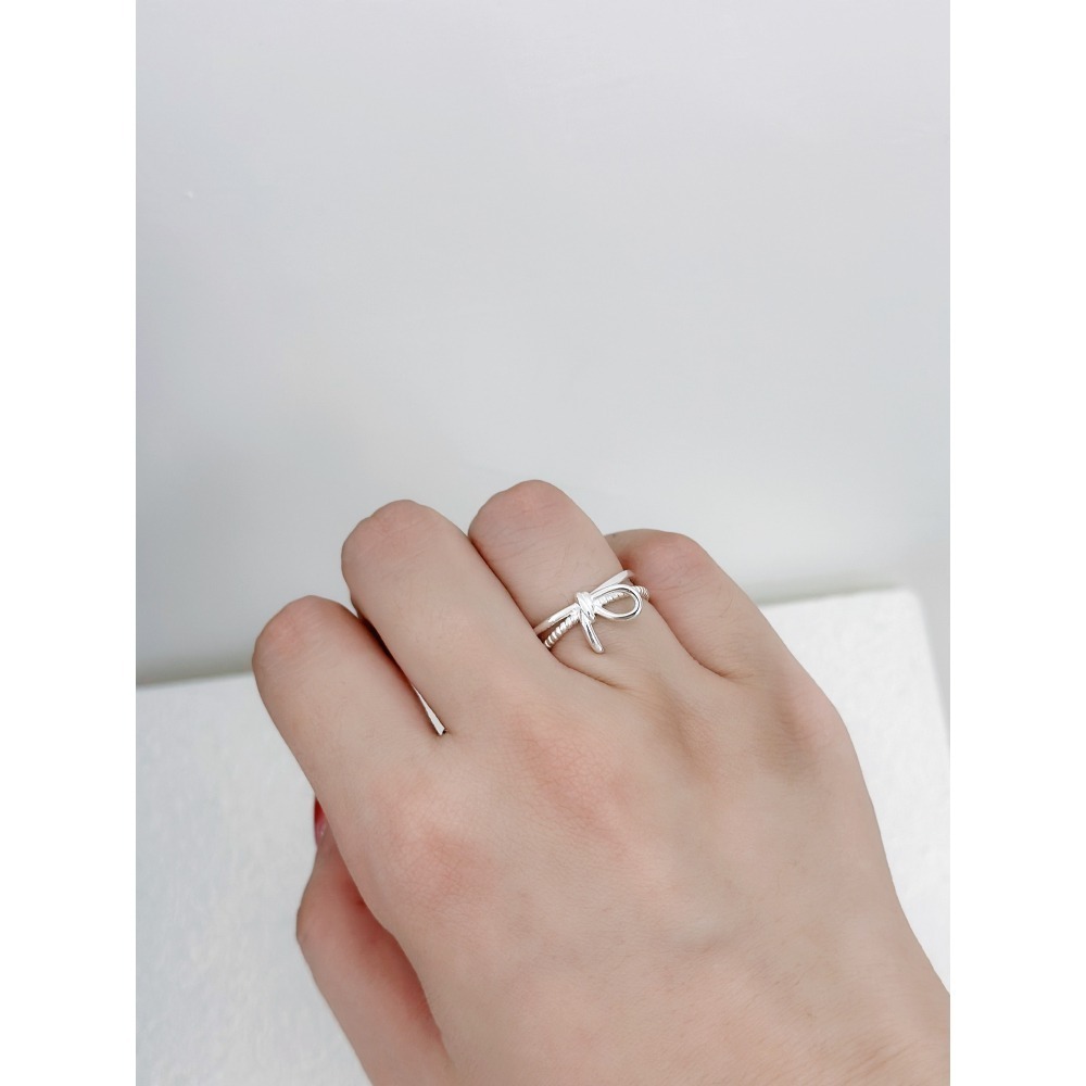 R011-S925緞結時光純銀戒指-細節圖2