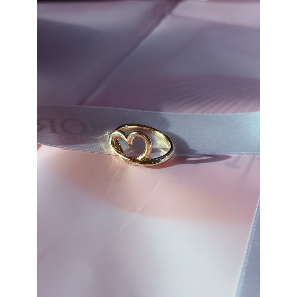 R015-鏤空愛心纖細金戒(現貨+預購)-細節圖2