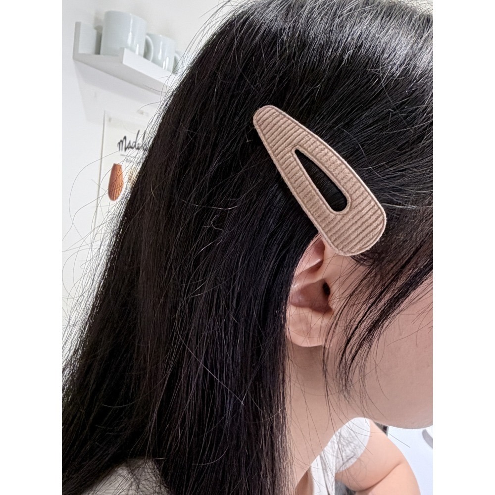 H007-溫柔絨感復古髮夾 (現貨)-細節圖2