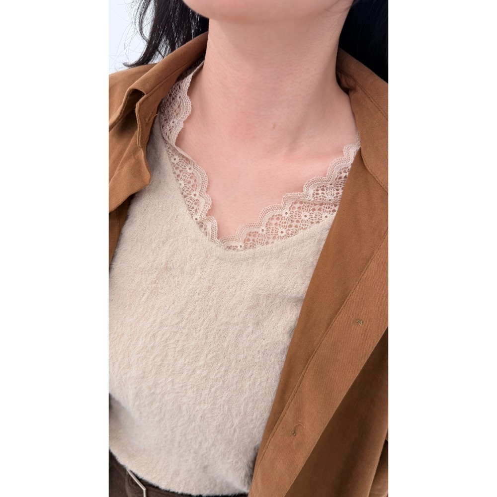 T075-柔霧感薄毛長袖上衣(現貨+預購)-細節圖3