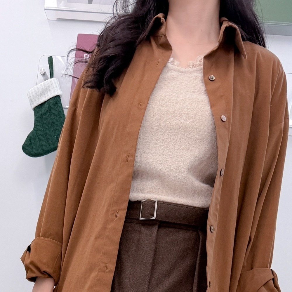 T075-柔霧感薄毛長袖上衣(現貨+預購)-細節圖4