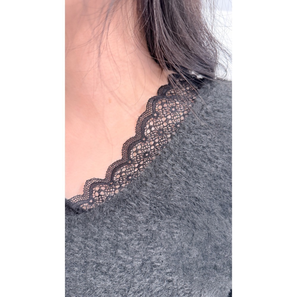 T075-柔霧感薄毛長袖上衣 (現貨)-細節圖2