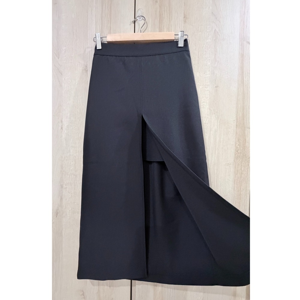 P042-極簡前開衩修身直筒裙 (現貨)-細節圖2