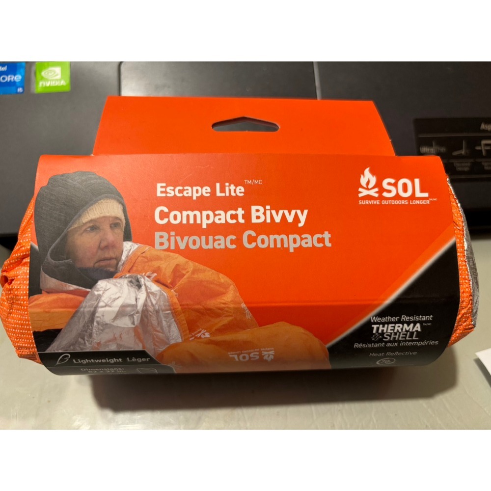 【現貨】SOL Escape Lite Bivvy / Escape Bivvy 緊急露宿袋 /  露宿袋-規格圖2