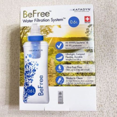 【現貨】瑞士Katadyn Befree 輕量隨身戶外濾水瓶 0.6L/1.0L