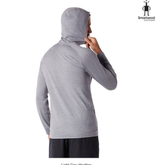 【現貨】Smartwool Merino Sport 150 Hoodie美麗諾羊毛連帽長袖-男-細節圖3