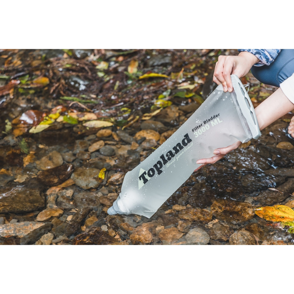 【現貨】Topland戶外摺疊快洗濾水袋 / 水袋 ( 3000ml )-濾芯版-細節圖5