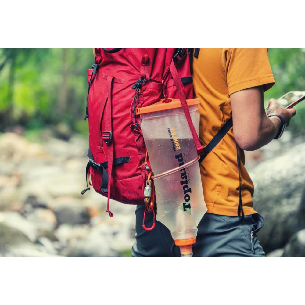 【現貨】Topland戶外摺疊快洗濾水袋 / 水袋 ( 3000ml )-濾芯版-細節圖6