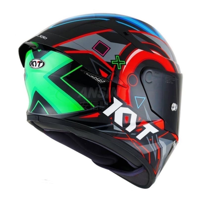 KYT TT-Course TTC #14 黑 選手彩繪 全罩式安全帽-細節圖3