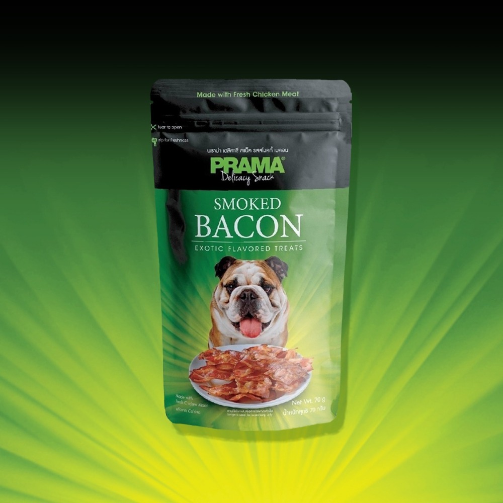 貓奴小舖 Maonu Shop🐈 PRAMA普拉瑪  原肉零食「英式煙燻培根」狗狗零食 犬零食 獎勵 肉片 肉條-細節圖2