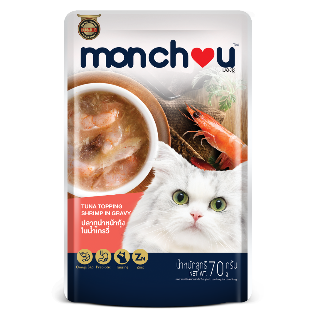 貓奴小舖 Maonu Shop🐈 萌啾monchou 真肉煲「綜合口味賣場」貓餐包 貓補水 肉絲 無穀 全齡-規格圖6
